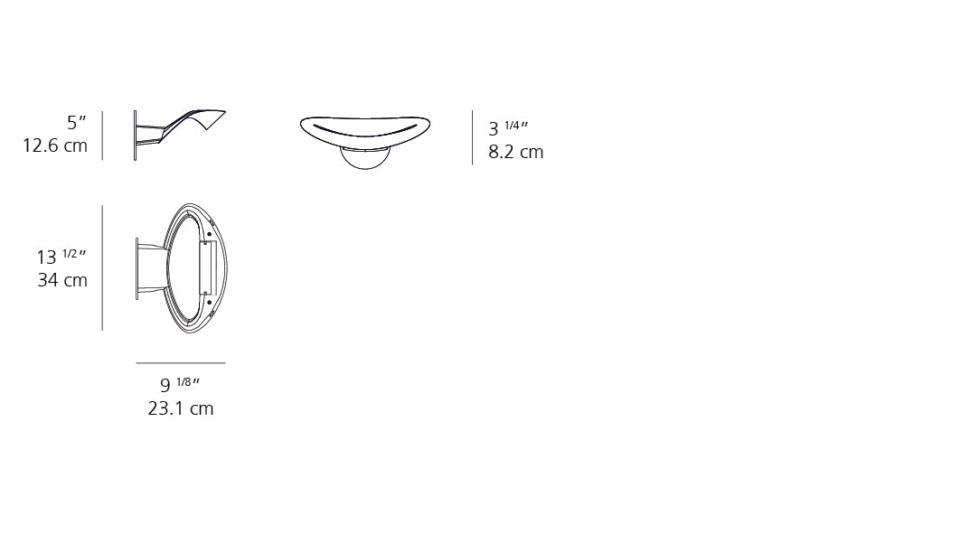 Artemide Mesmeri Wall LED 2700K White 0918W18A