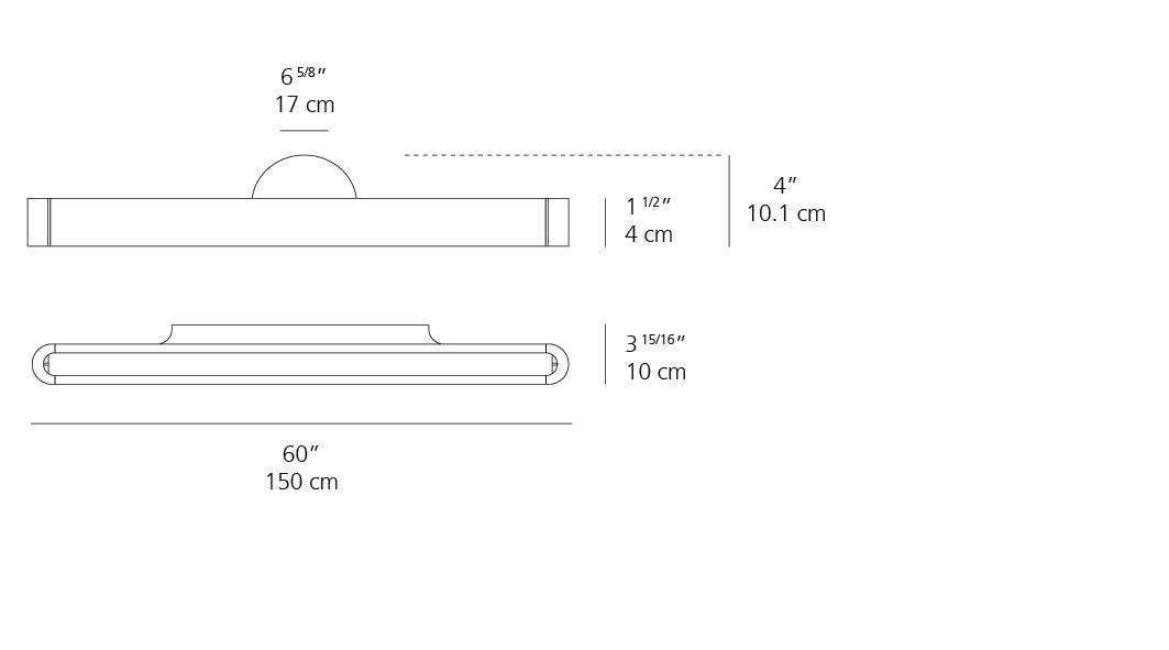 Artemide Talo 150 60" Wall LED Silver 1920128A
