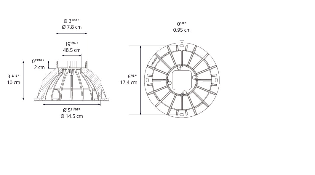 Artemide Recessing Box Ego 90 Drive-Over Round/Square T409907