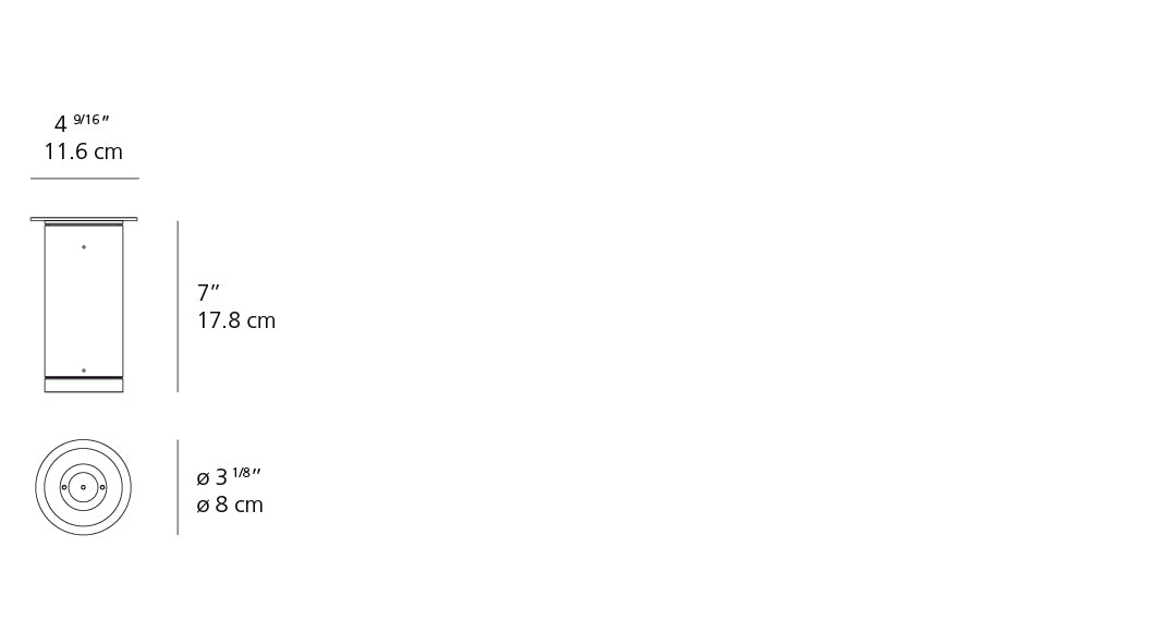 Artemide Calumet 8 Ceiling LED 3000K 25 Degree Anthracite Grey T41931LW18