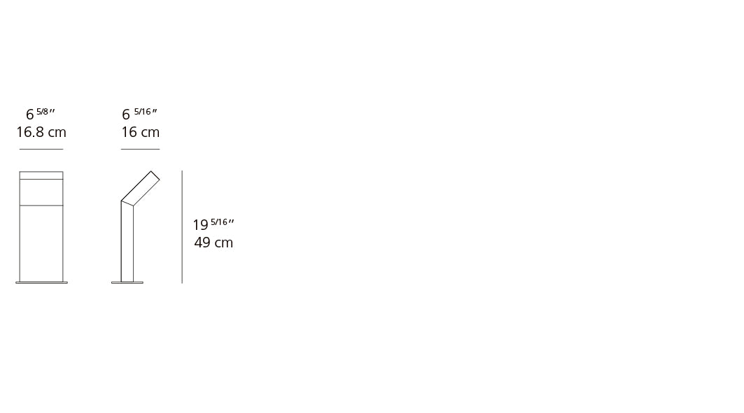 Artemide Chilone Floor Up LED Grey White T082308