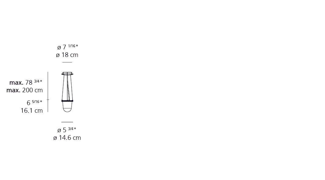 Artemide Tolomeo Outdoor Lantern Suspension LED T078008