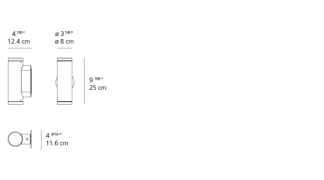 Artemide Calumet 8 Wall LED 4000K 8 Degree White T41911NN08