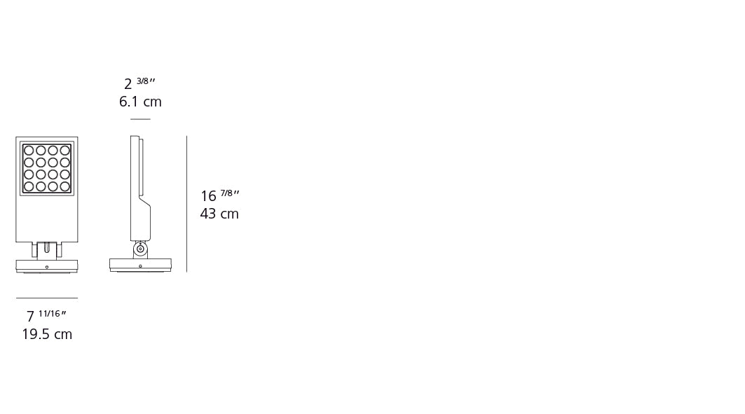 Artemide Cefiso 20 Projector LED 3000K 6 Degree x 45 Degree Light Anthracite Grey T4181ELW18