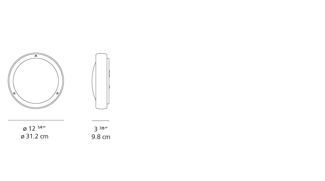 Artemide Niki Wall/Ceiling Satin L221198