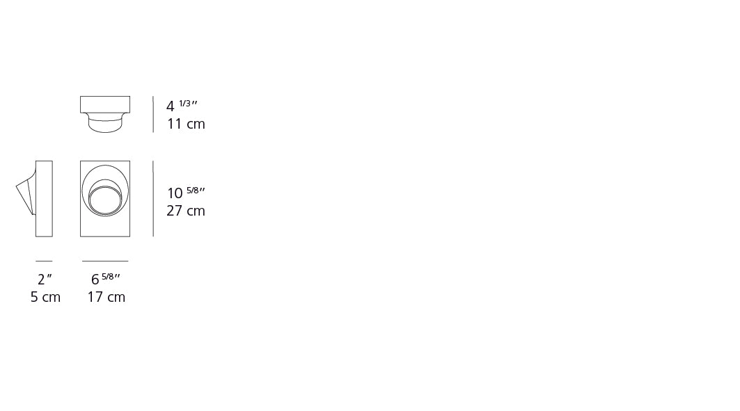 Artemide Ciclope Wall LED Anthracite T081228