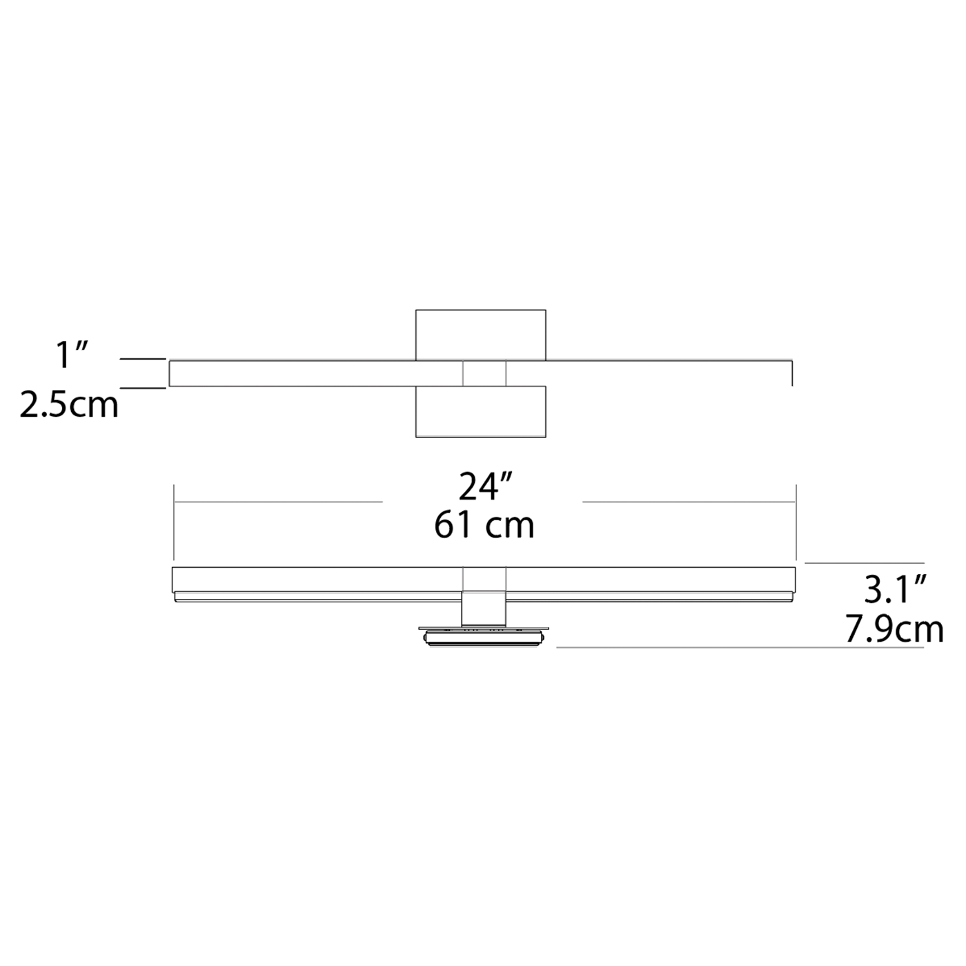 BlackJack Lighting Lino Vanity Light