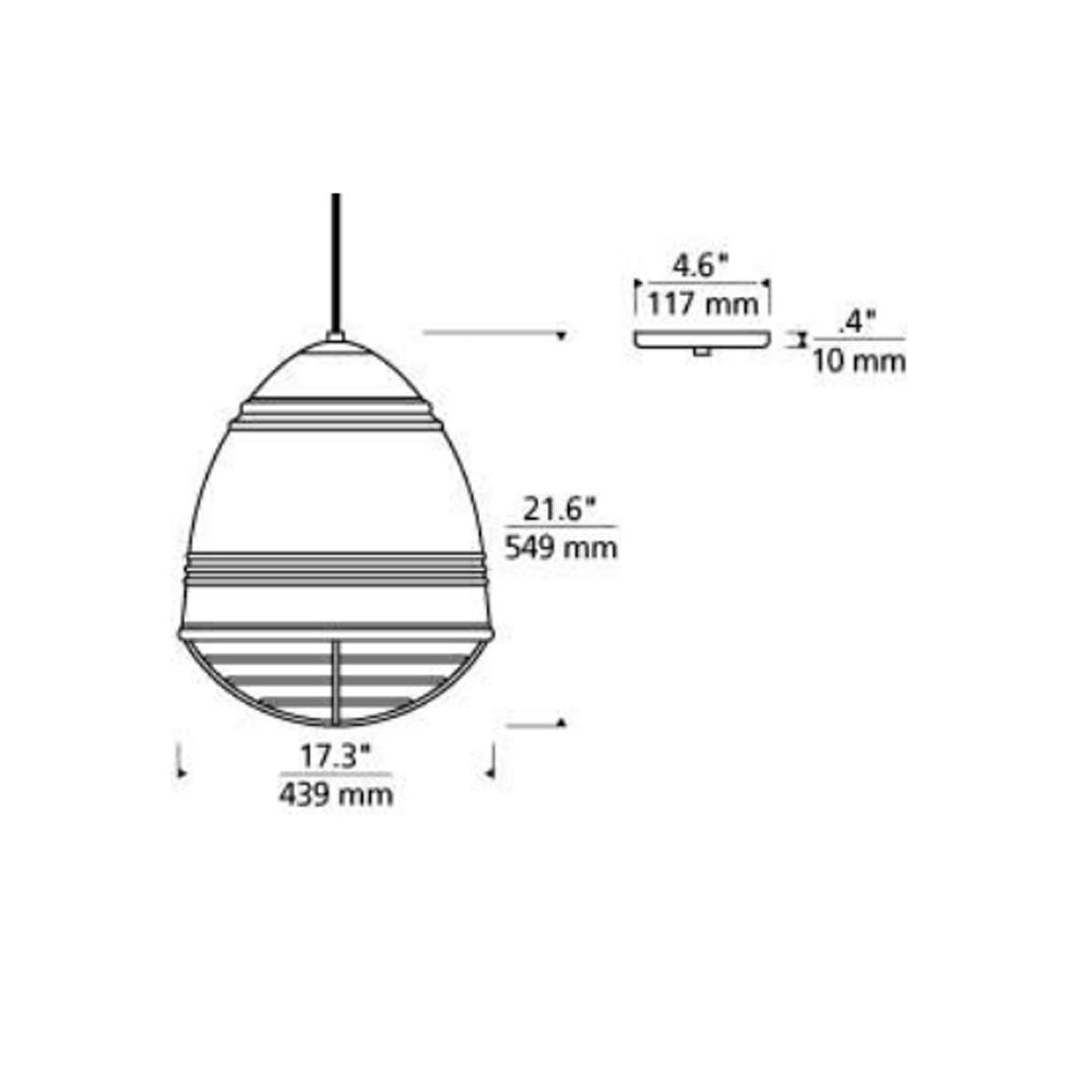 Loft Grande Pendant Light by Visual & Comfort & Co