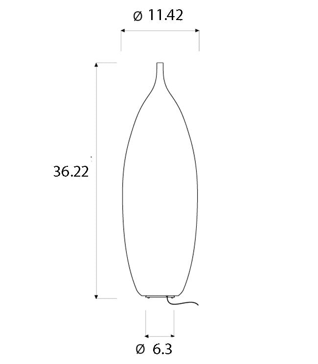 Luna Tank 2 Floor Lamp By In-Es Artdesign