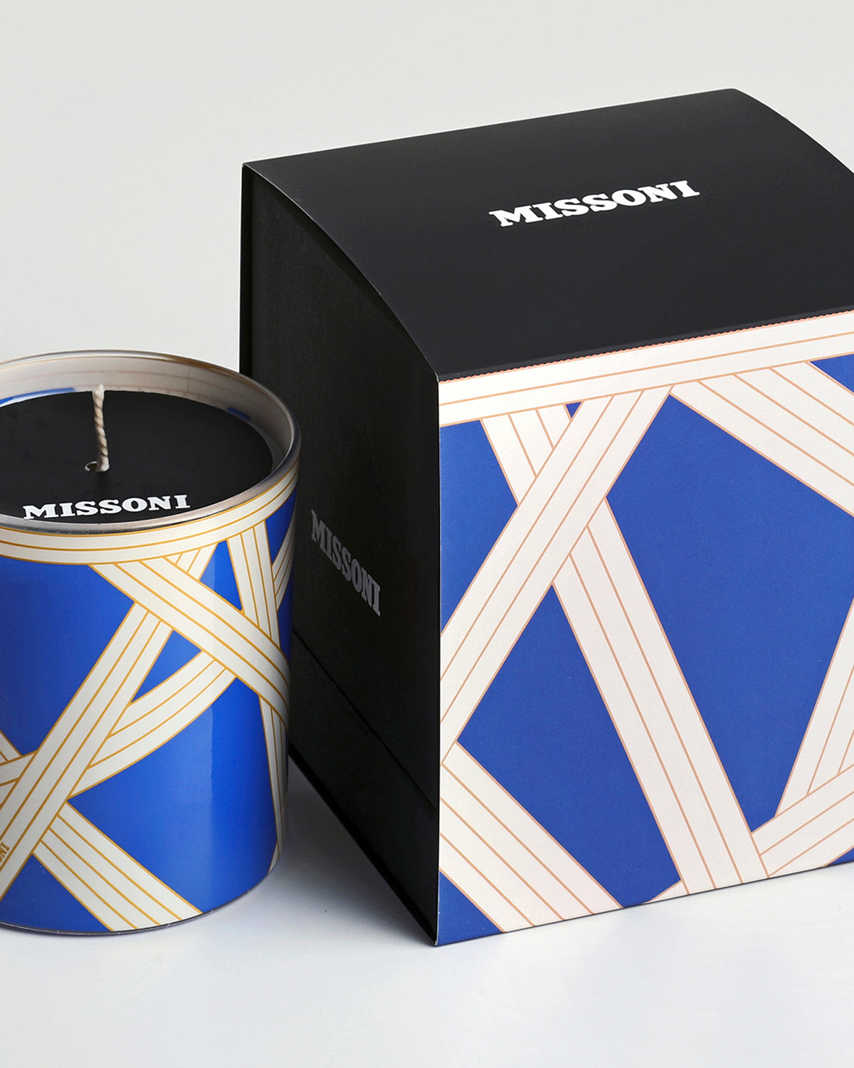 Missoni Home Nastri Bicolore 2 Blue scented candle – photo 3