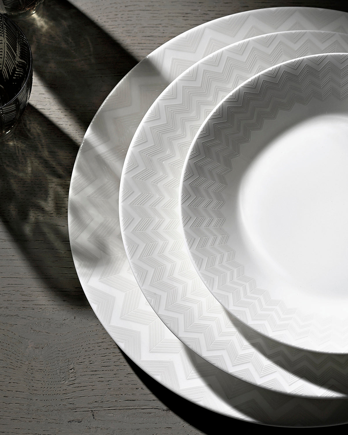 Missoni Home Zig Zag White dinner plates – photo 3