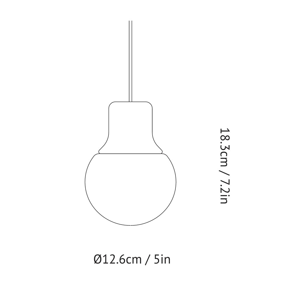 Mass Na5 Pendant Light Marble Limited Stock by &tradition