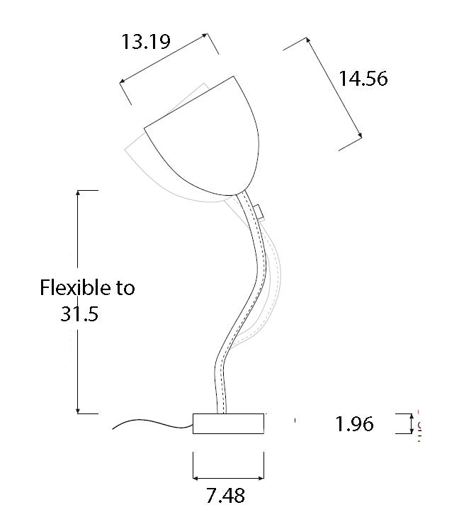 Matt Flower Cemento Floor Lamp by In-Es Artdesign