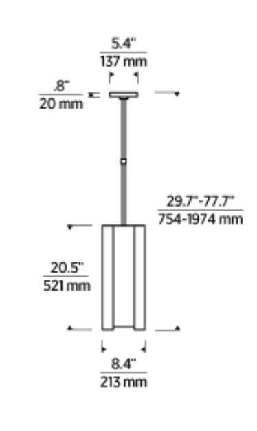 Products Maybeck 21 LED Pendant by Visual & Comfort & Co