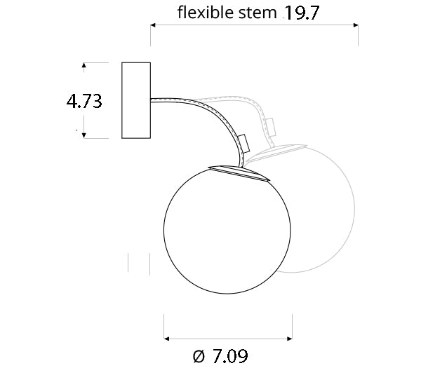 Micro Luna Wall Sconce By In-Es Artdesign