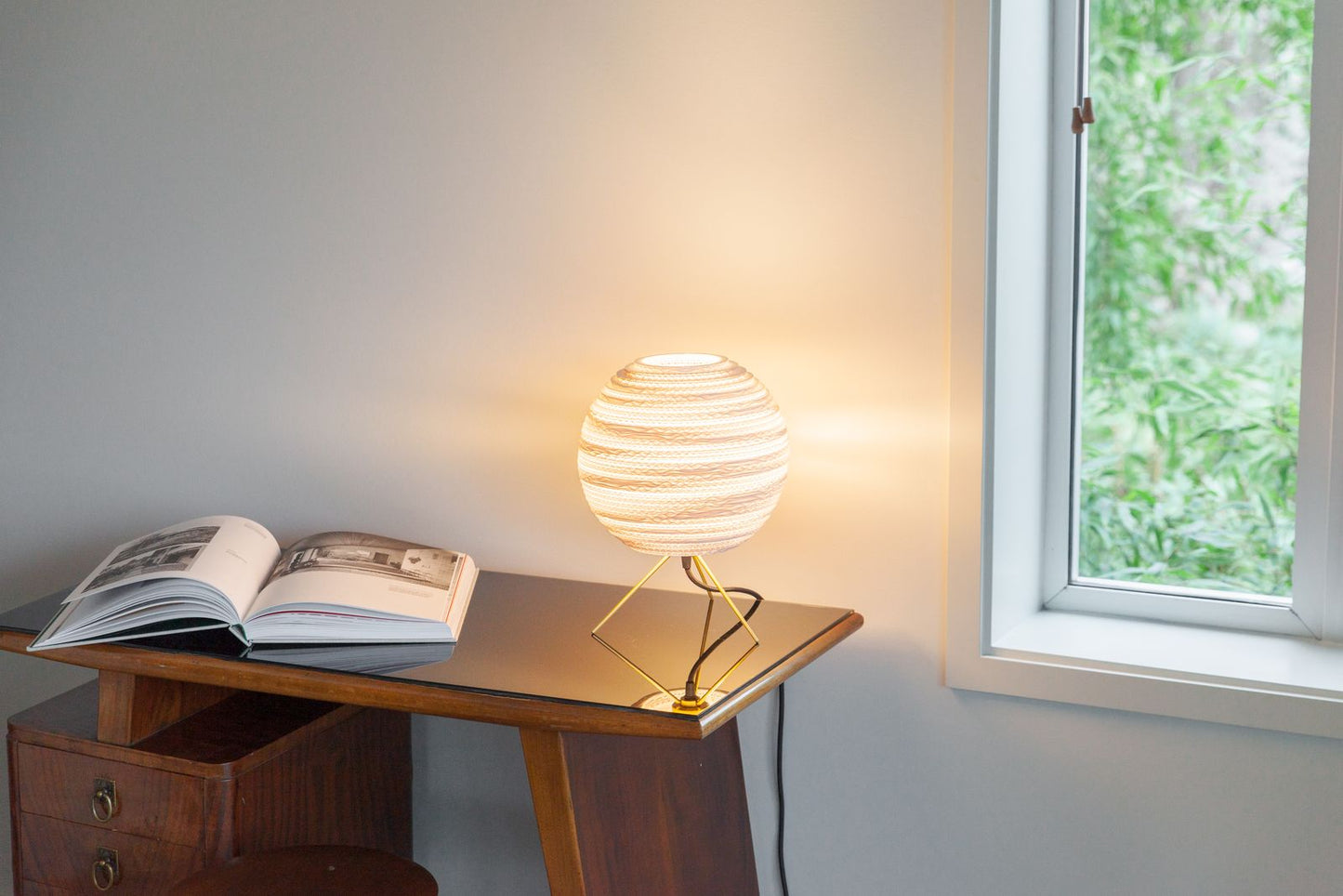 Recycled Moon Lamp Brass Light By Graypants