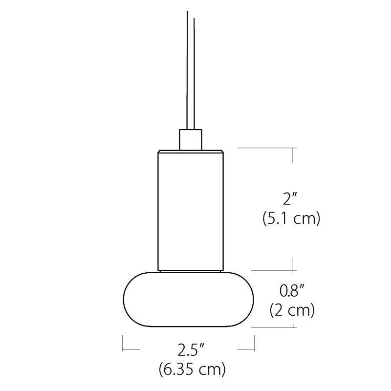 BlackJack Lighting Mushroom Pendant