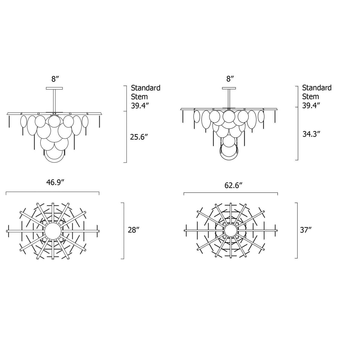 CTO Lighting Nimbus Large Pendant