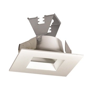 Nora Lighting NTM-5857 5" Square Regressed Reflector Trim, White