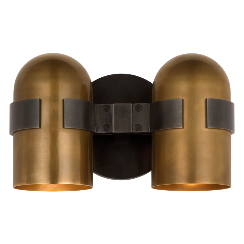 Octavia Medium Brass LED Wall Sconce by Visual & Comfort & Co