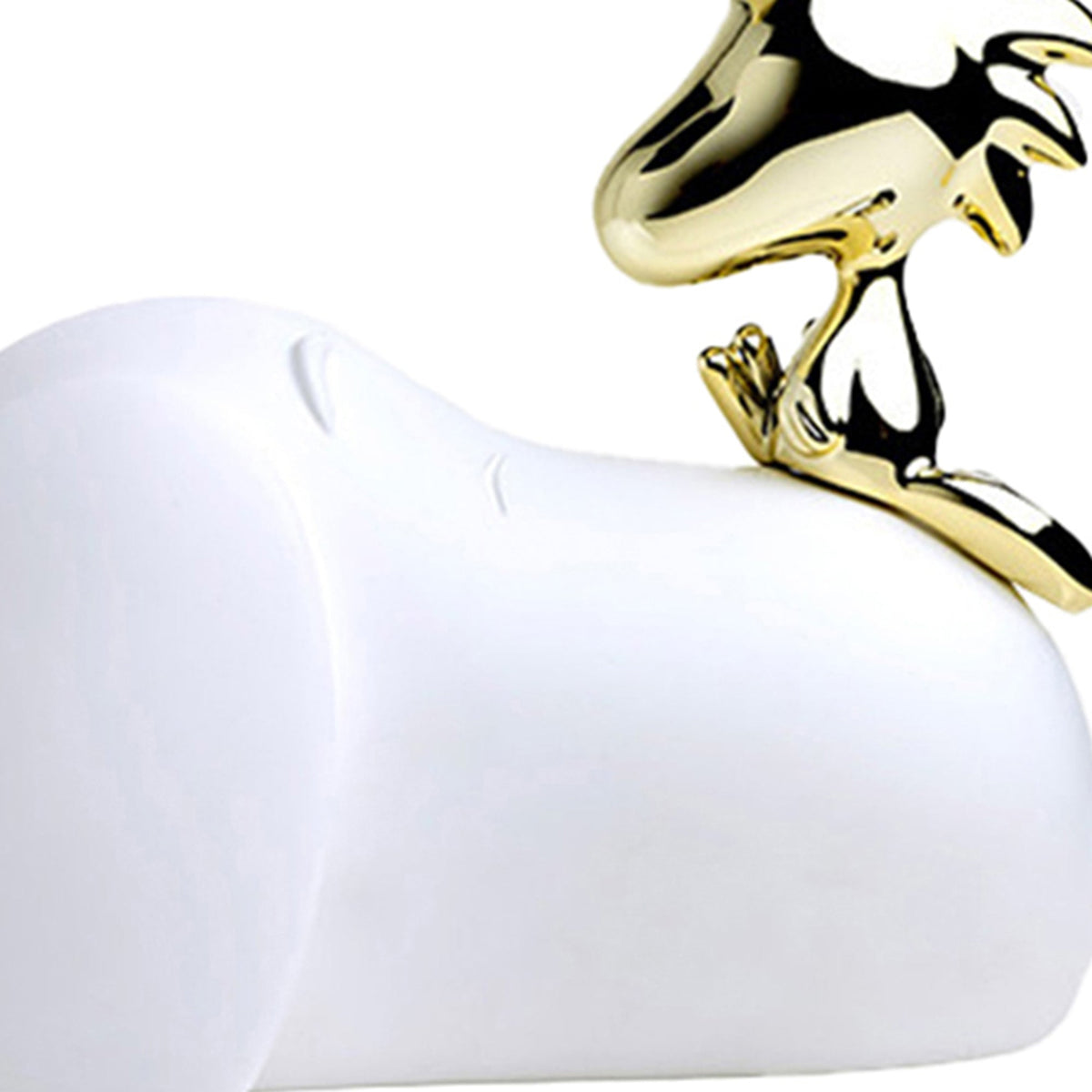 Leblon Delienne Snoopy & Woodstock sculpture in White & Gold, 13 inch – view 6