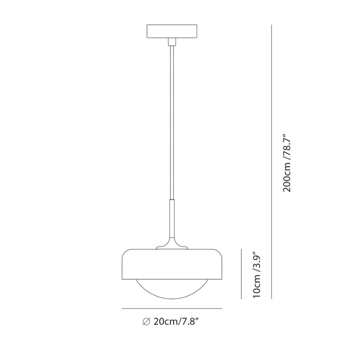 Seed Design Pensee Led Pendant Sg 7992P Pco