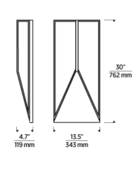 Visual Comfort Punto Wall Sconce 30 Led Light Modern Indoor Outdoor