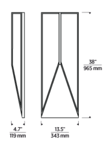 Visual Comfort Punto 38 Led Wall Sconce