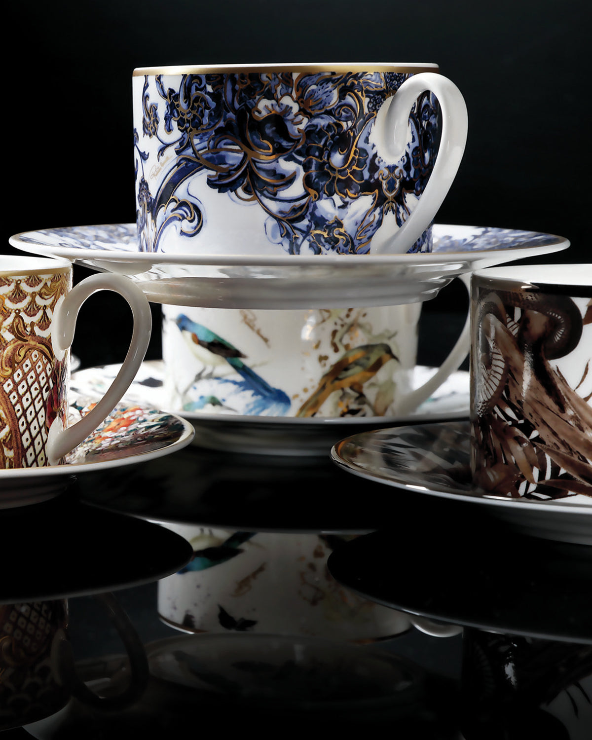 Roberto Cavalli Home Azulejos coffee cups & saucers – photo 3
