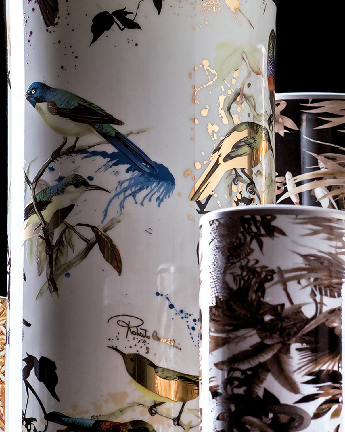 Roberto Cavalli Home Garden's Birds high vase – photo 3