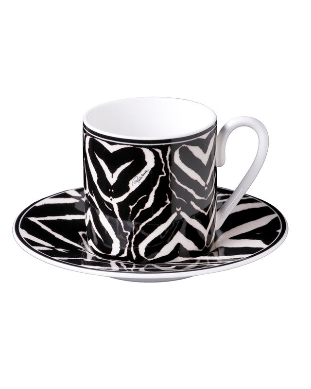 Roberto Cavalli Home Zebra coffee cups & saucers
