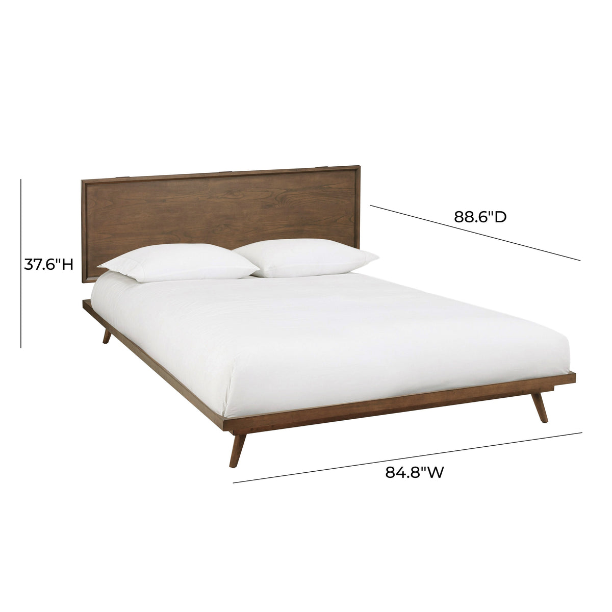 Emery Walnut King Bed by TOV Furniture – photo 7 of 7