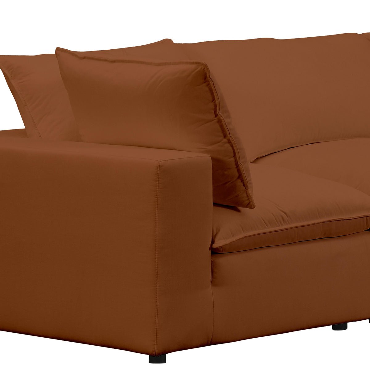 Cali Rust Performance Fabric Modular Sofa by TOV Furniture – photo 6 of 6