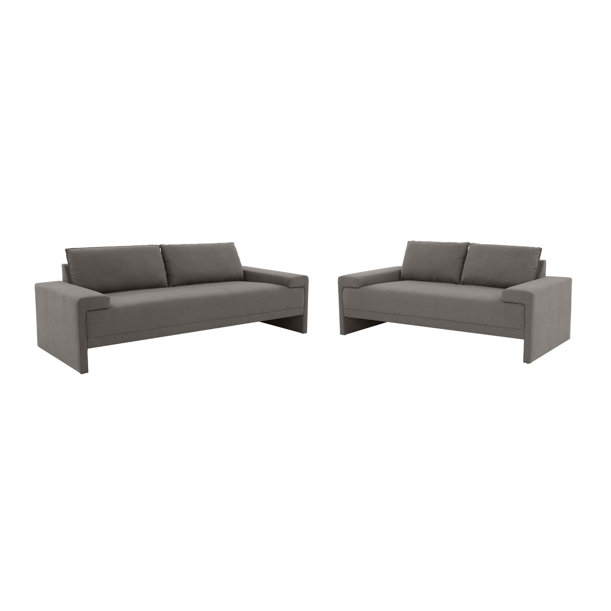 Maeve Slate Contract-Grade Fabric Sofa by TOV Furniture – photo 9 of 9