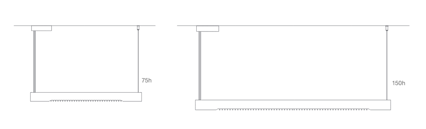 Handcrafted Linear Steel Led Pendant Light By Graypants