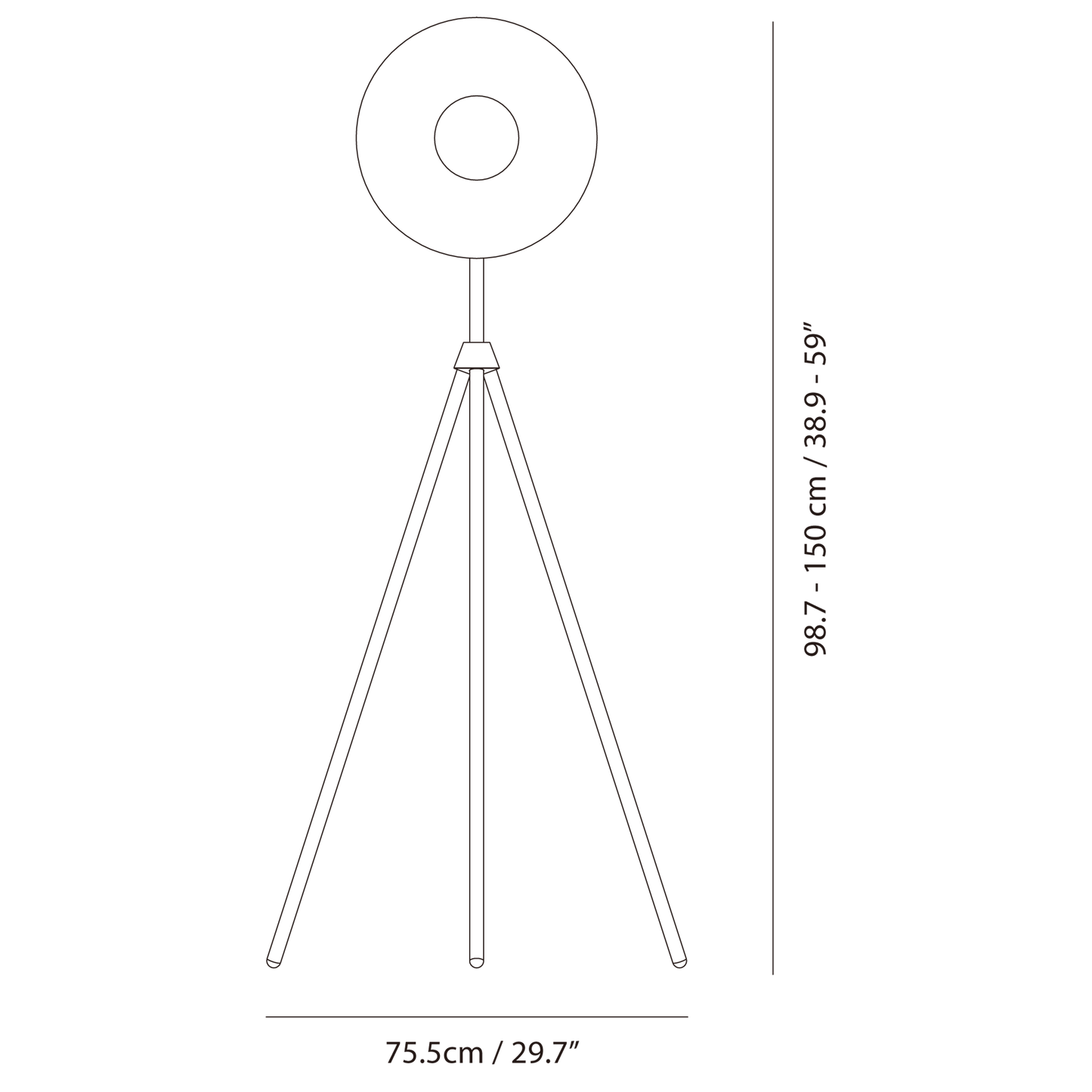 Seed Design Apollo Floor Lamp Sld 3638Mfte Bk