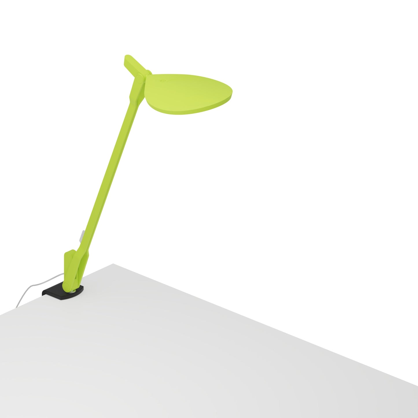 Splitty Warm Light Matte Leaf Green Desk Clamp Matte Black Spy W Mlg Usb Clp by Koncept Inc