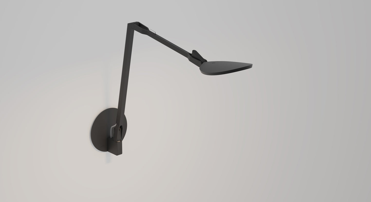 Splitty Reach Warm Light Matte Black Hardwire Wall Mount Spy W Mtb Rch Hws by Koncept Inc