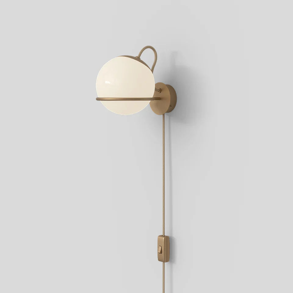 Model 237 1 Opaline Sphere With Switch by Astep