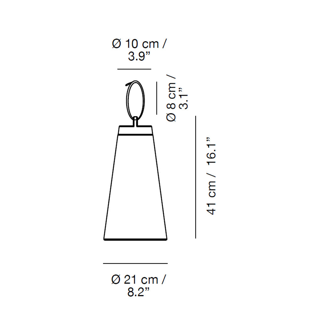 Carpyen Lighting Sasha Battery Outdoor Pendant Light