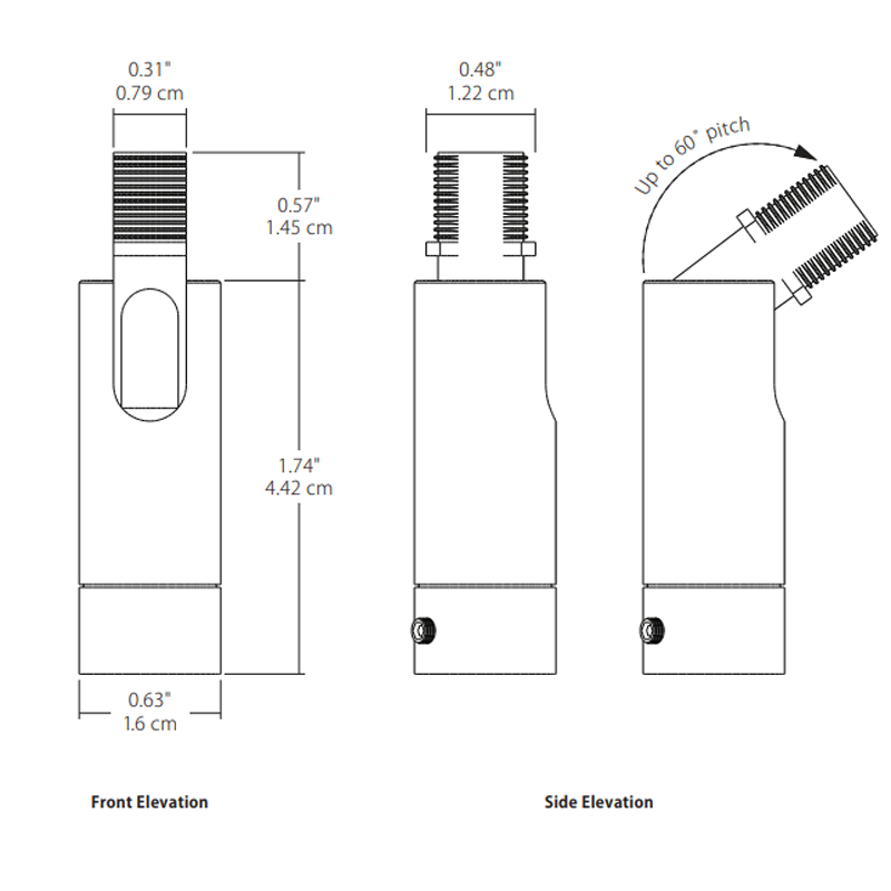 BlackJack Lighting Sloped Ceiling Swivel
