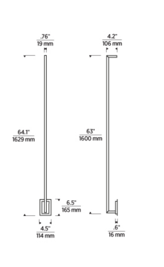 64-inch Stagger Wall Sconce LED Light by Visual & Comfort & Co