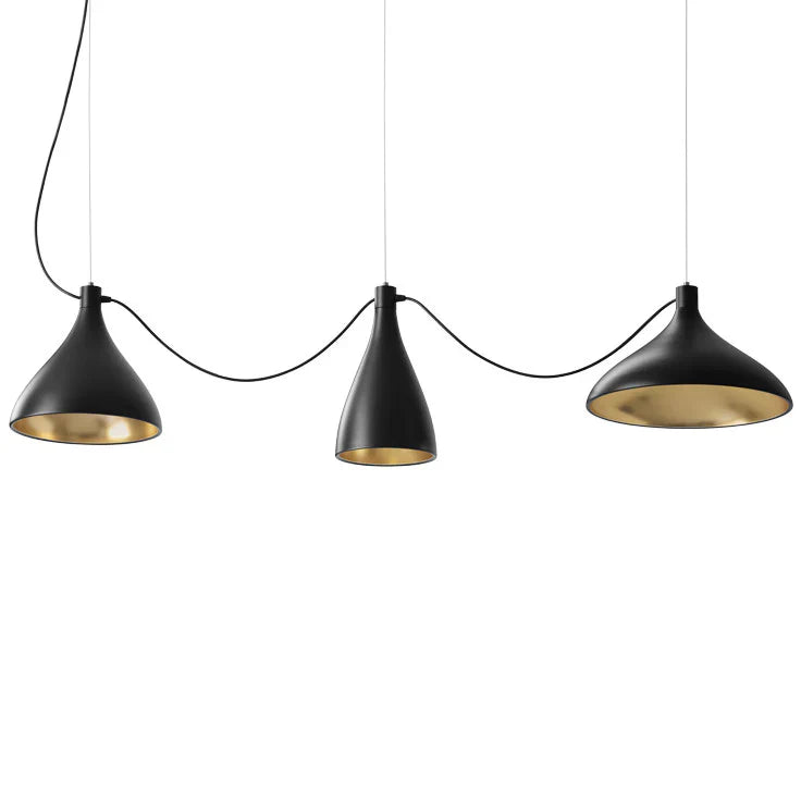 Pablo Designs Swell String 3 Mixed Pendant Light