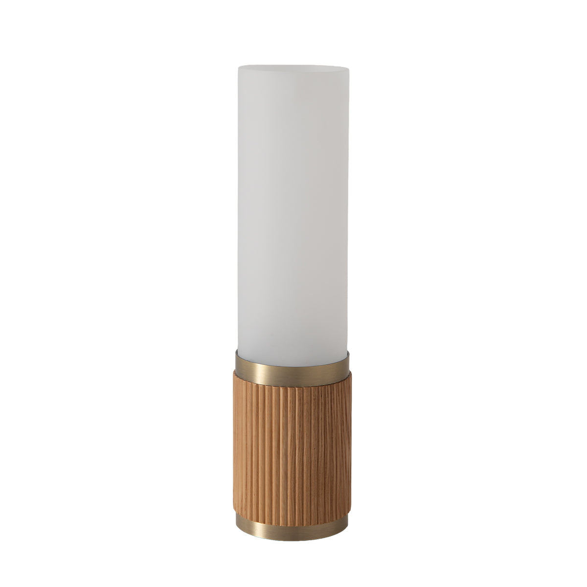 Tambo Cylindro Petite Accent Table Lamp, 18" by Nova of California, Natural Ash – view 10