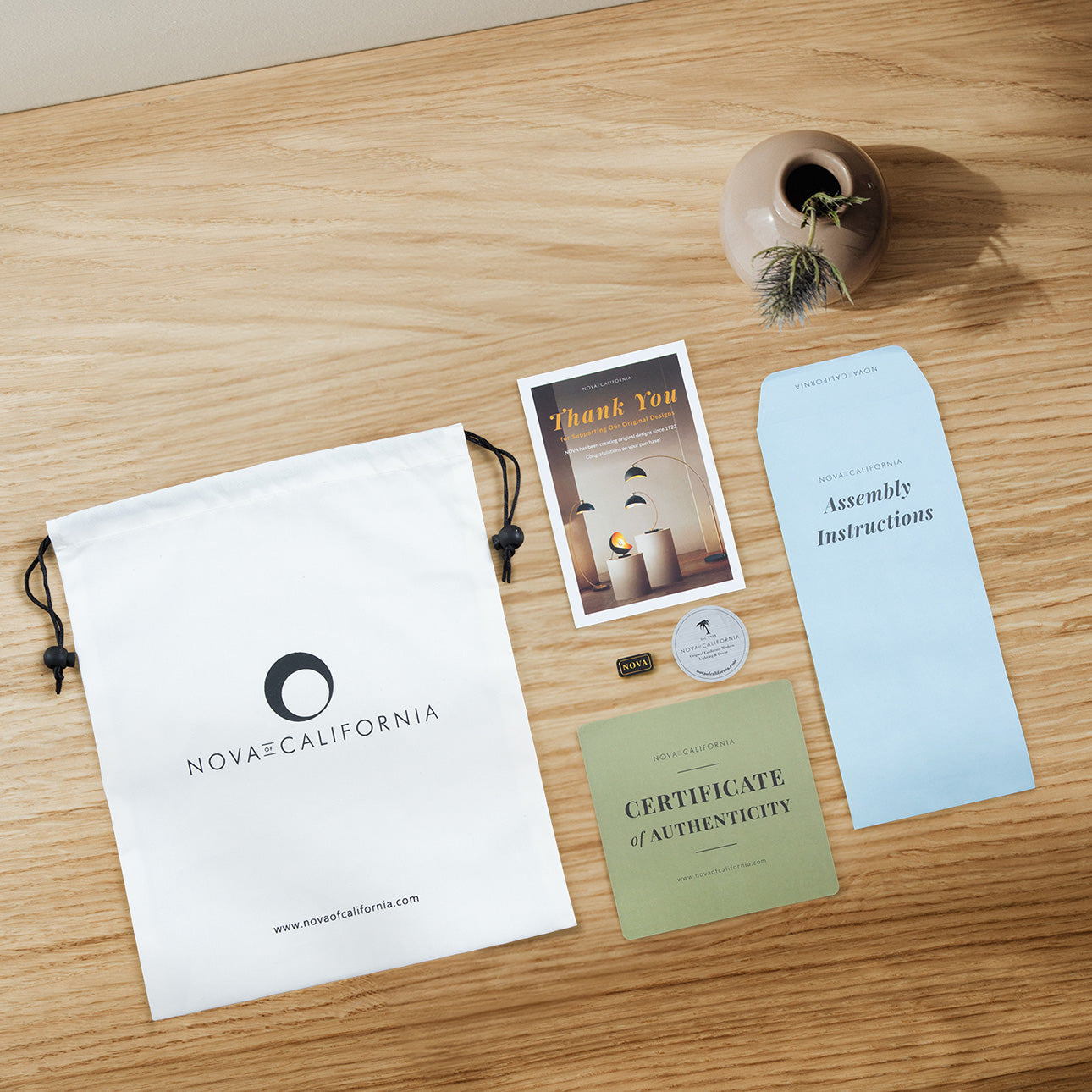 Taper Floor Lamp Dark Walnut Wood Weathered Brass White Linen Shade 2010251Dw by Nova California