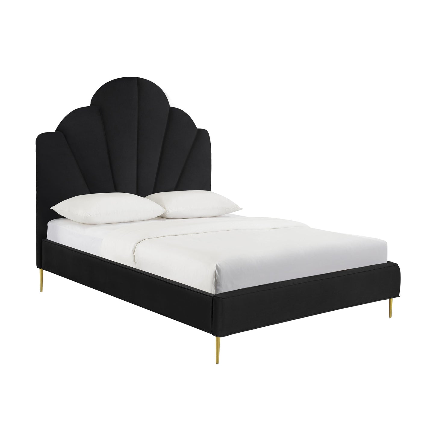 Bianca Velvet Bed by TOV B68364