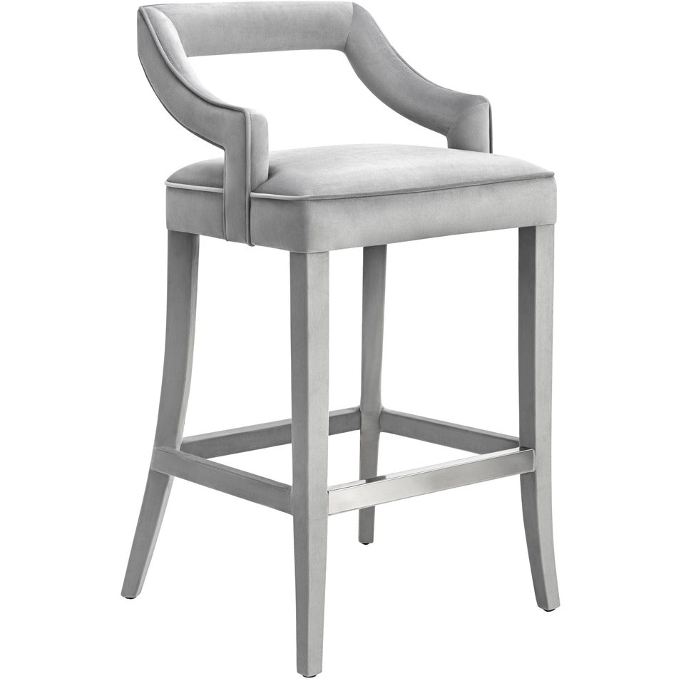 Tiffany Velvet Stool by TOV Bs20