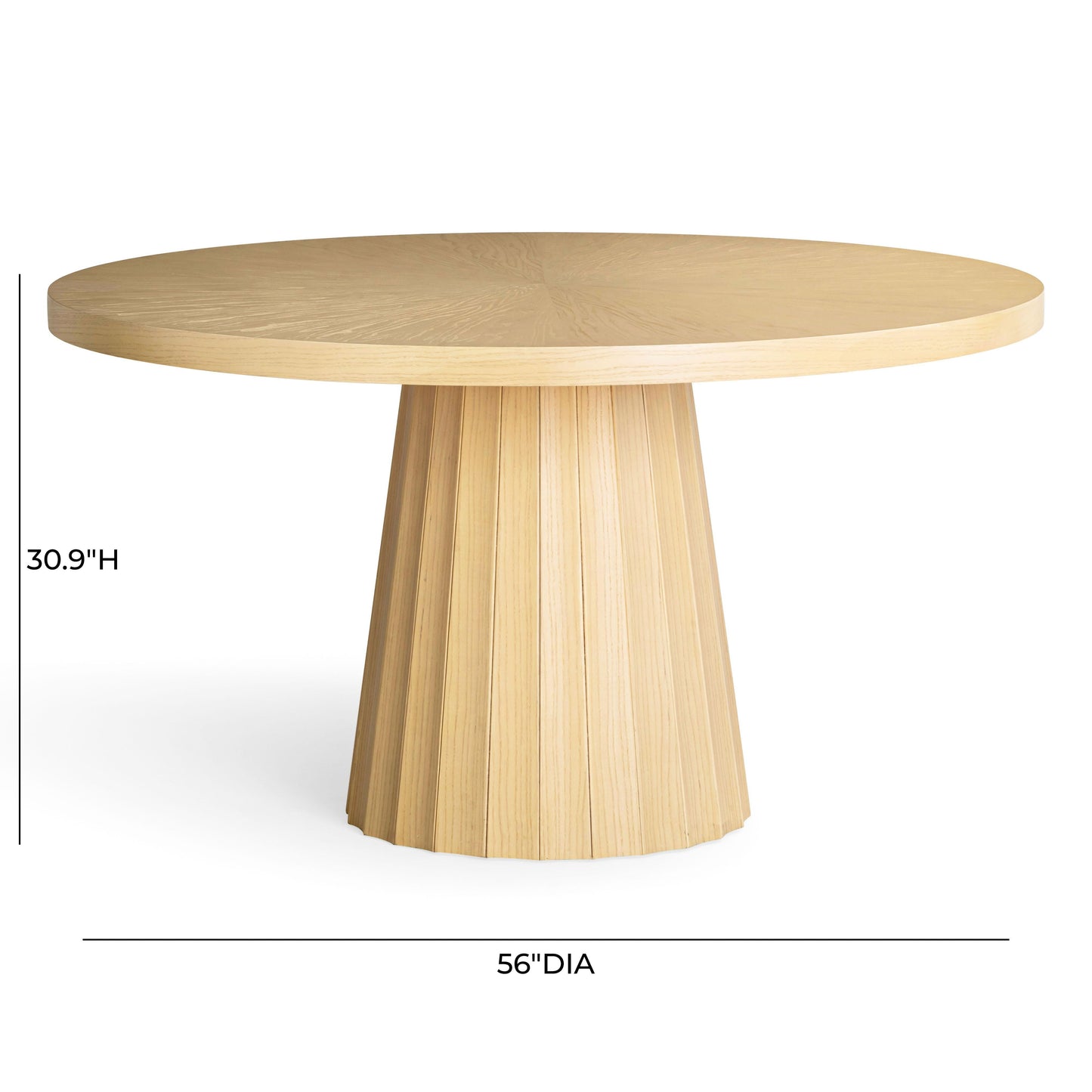 Meri Natural Round Dining Table 41 56 by TOV D54502