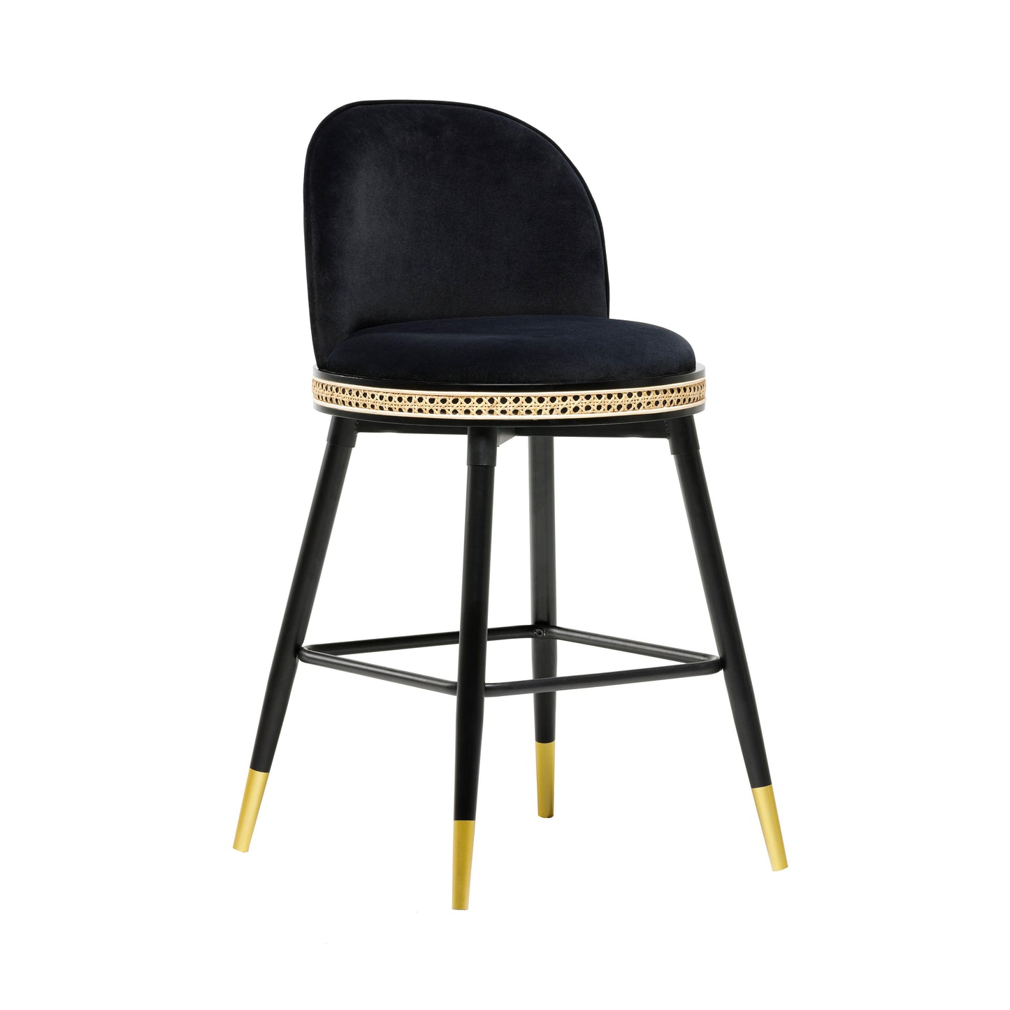 Harley Velvet Stool by TOV D68447