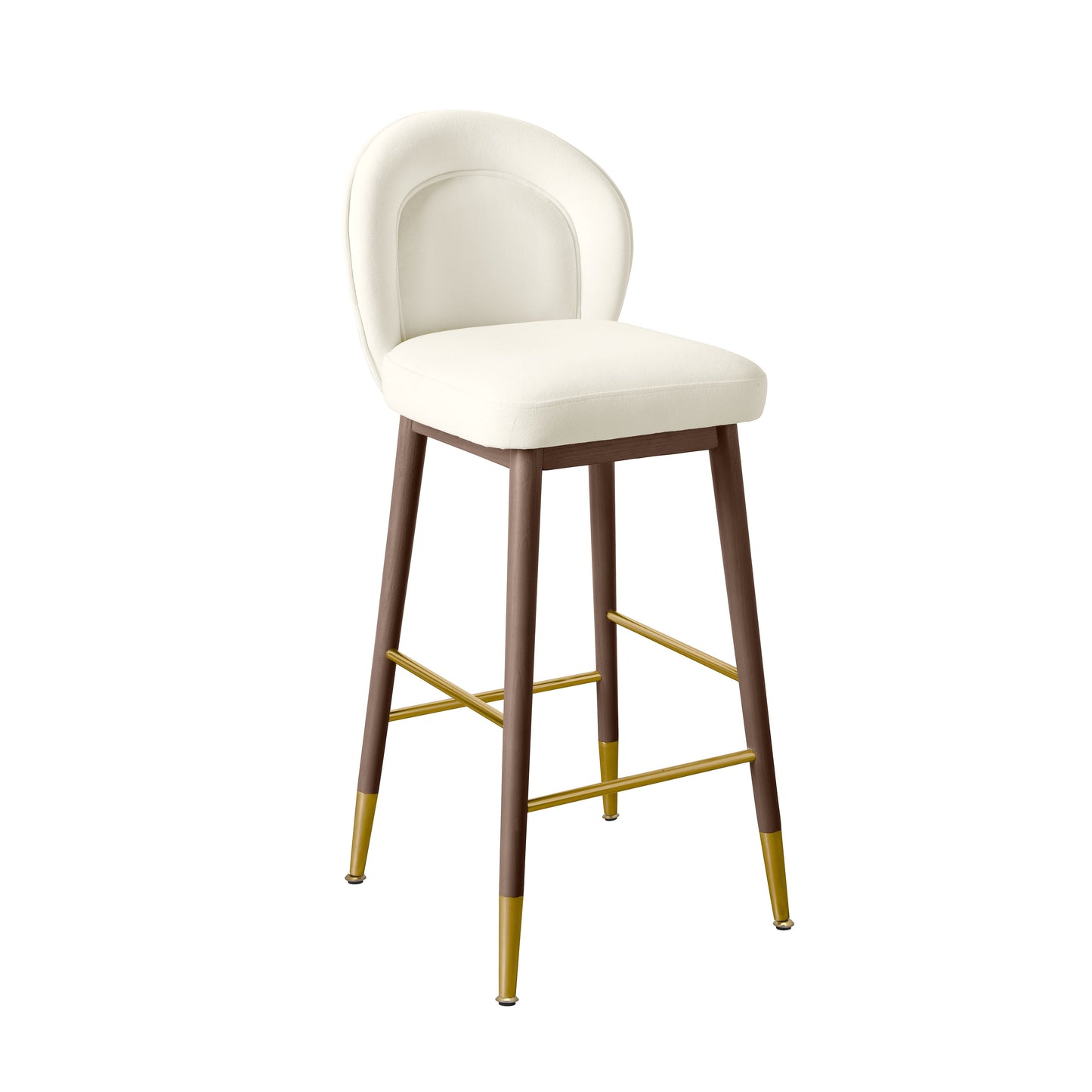 Hailey Velvet Stool by TOV D68844